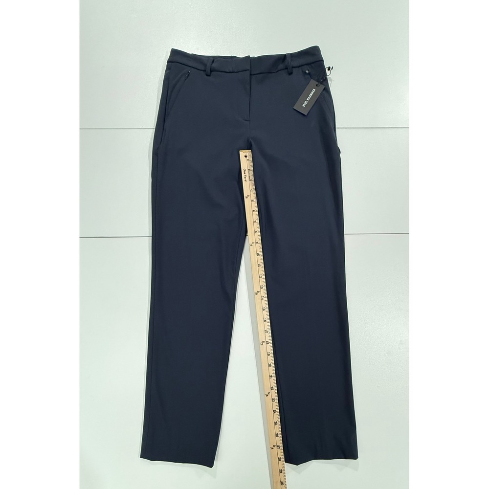 Kenneth Cole Womens Slim Ankle Pants Dark Navy Blue Mid Rise Size 4 NWT W466 - Picture 8 of 10